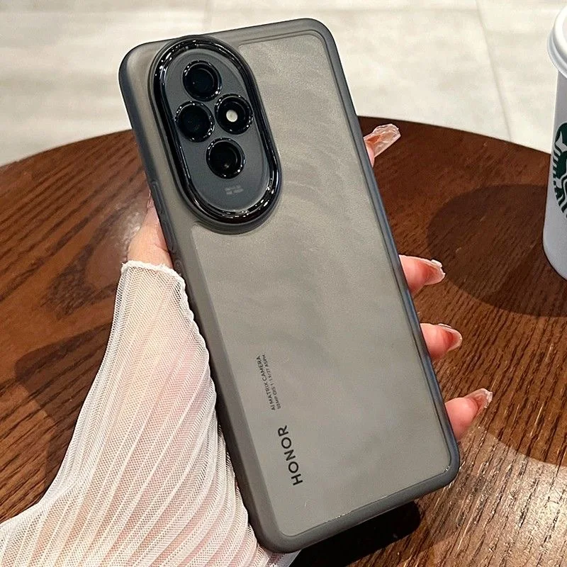 Transparent TPU Silicone Protective Case with Camera Bumper
