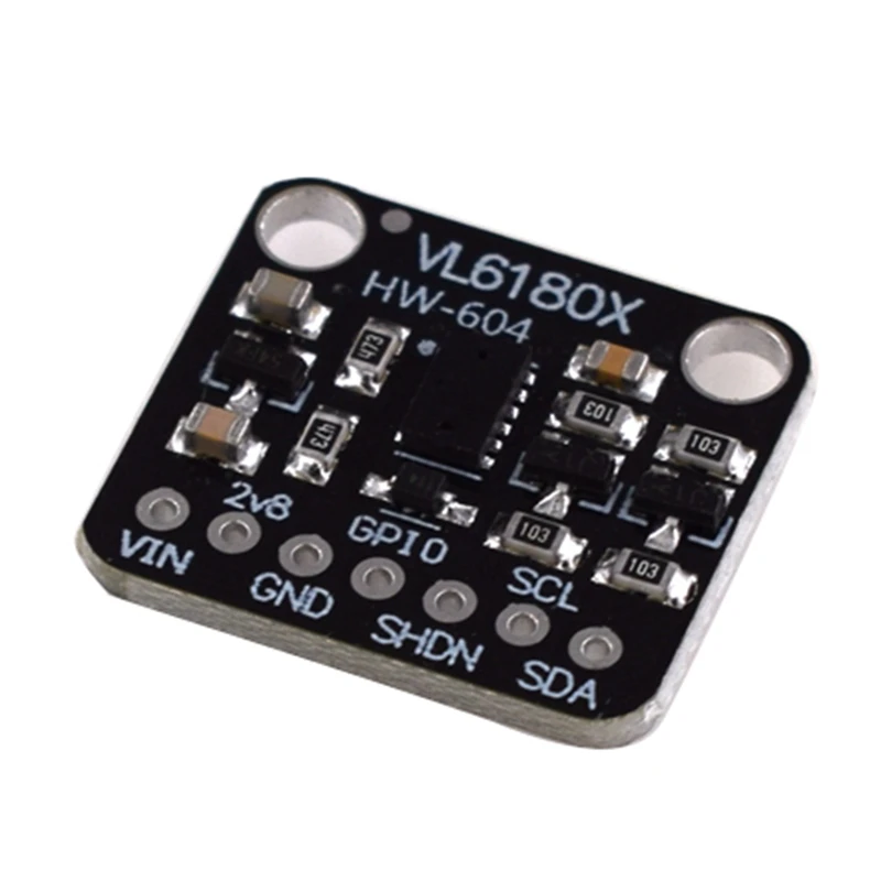 아두이노 I2C 인터페이스용 광학 거리 센서 모듈, VL6180 VL6180X 거리 측정기, IR 이미터 주변광 TOF, 3.3V, 5V