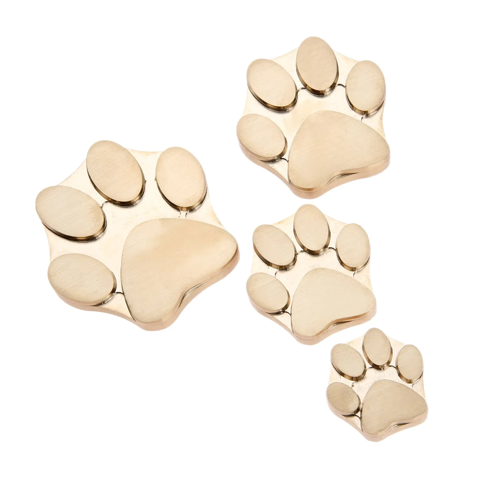 Cute Paw Shape Brass Stamp Mold Bear Claw Making Leather Seal Wood Stamp Craving Tool Branding Heat Embosser 2/4/5/6cm 1pc leather craft stamps,alphabet number stamp set