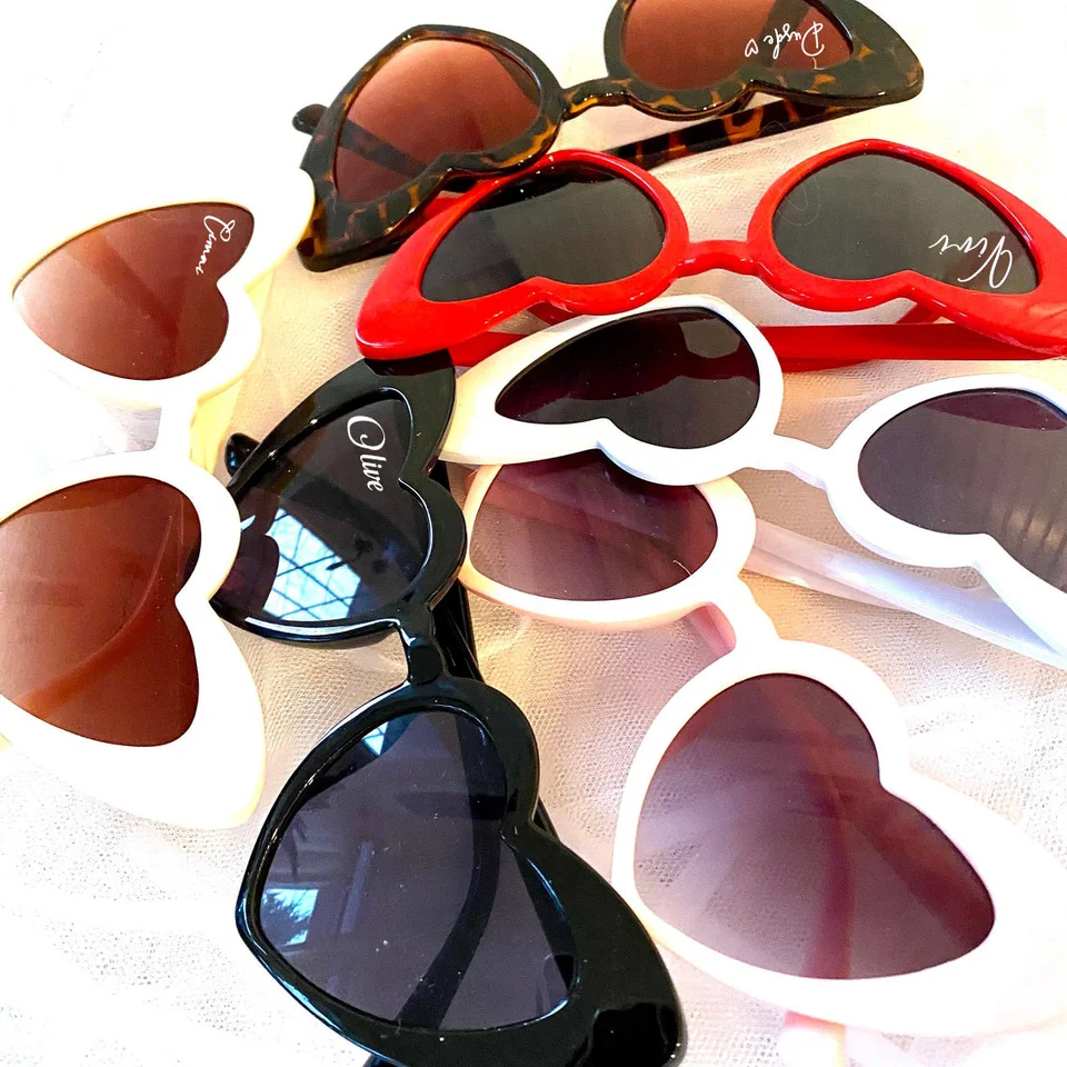 Occhiali Da Sole A Forma Di Cuore - 30 Pezzi | Per Feste, Matrimoni E Addio Al Nubilato - Foto 13