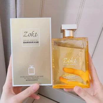 Gel doccia detergente per il corpo profumato bianco da 300 ml rinfrescante, idratante, fragranza a lunga durata schiarente per il corpo al niacinamide 1