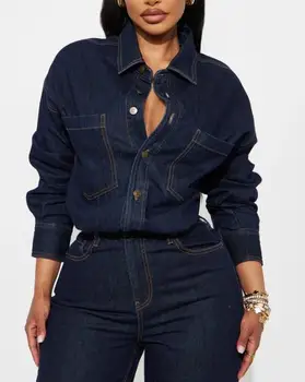 Women Denim Jumpsuit 1