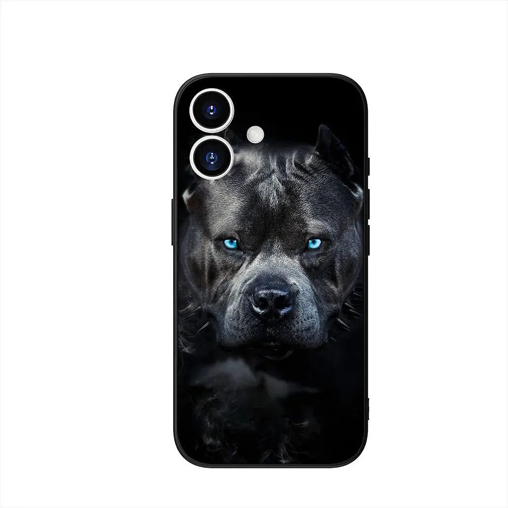 Bulldog and German Shepherd Design Phone Cover