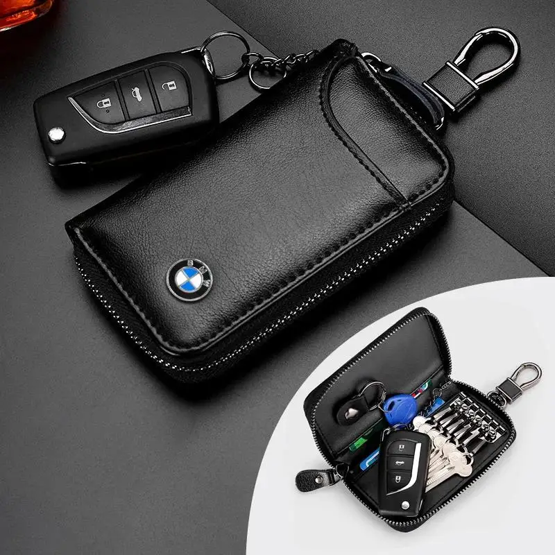 BMW E39 E90 E91 E53 E60 E46 E63 F35 F34 F20 F82 G28 G30 G20 G60 악세사리 가죽 자동차 키 가방 키체인 케이스 보관 커버