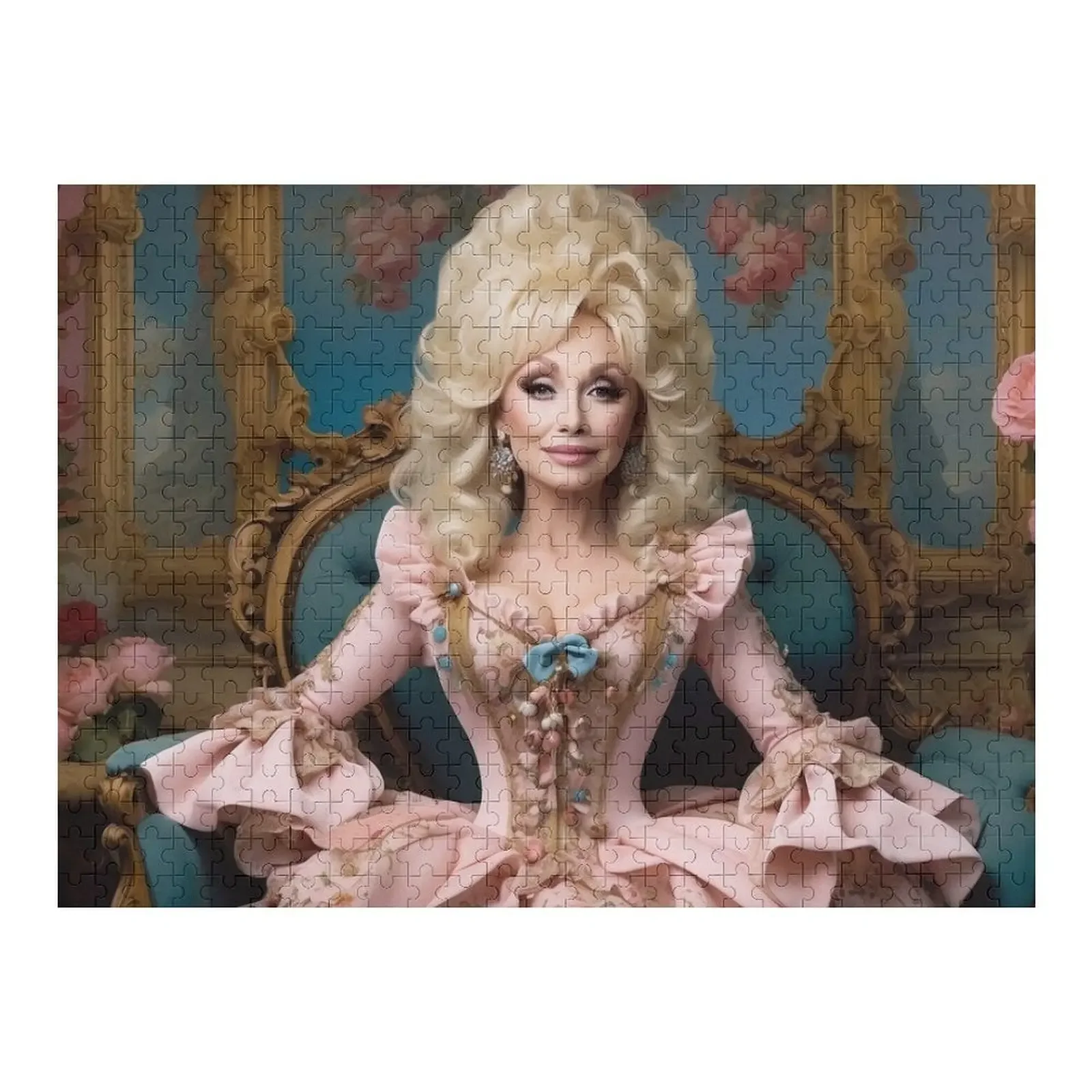 Digital design of Dolly Parton 3 Jigsaw Puzzle Personalized Child Gift Personalized Gift Ideas Animal Puzzle