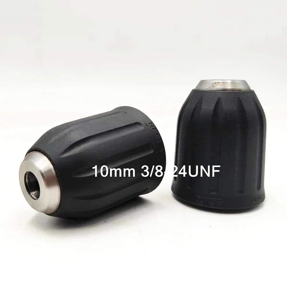 세미 메탈 드릴 척 10mm 3/8-24UNF 핸드 타이트 퀵 체인지 리튬 배터리 렌..
