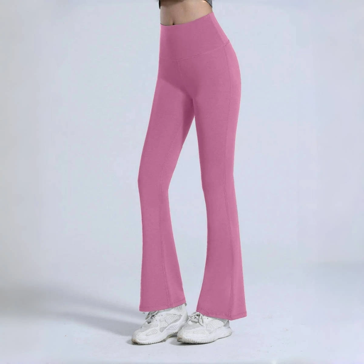 Womens High Waisted Bootcut Yoga Pants Flare Leggings Tummy Control Stretch Fitness Trousers Casual Sports Wide Leg Pants