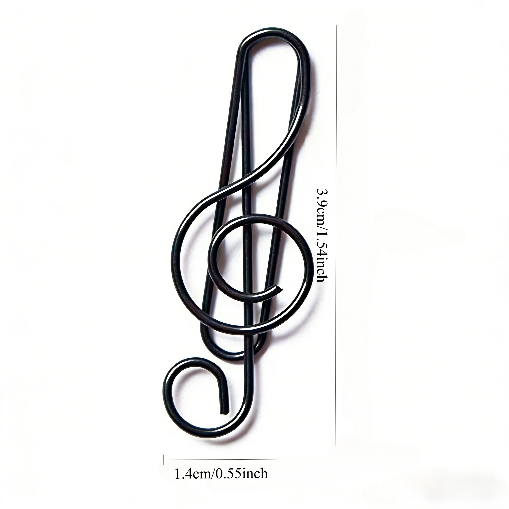 10/20개 컬러 음표 종이 클립 |   다양한 색상, 문서 정리용 음표 표시기, 독서 폴더