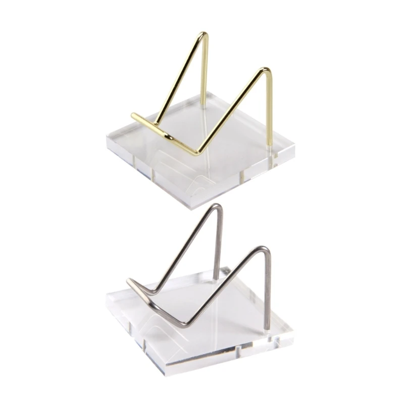 

Acrylic Crystal Display Stand Mineral Specimens Storage Holder Household for Home Bedroom Dormitory Desktop Decoration