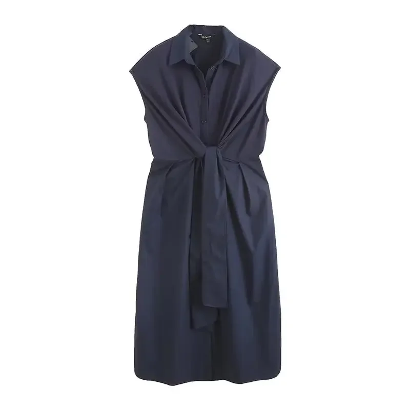 

Женское шикарное Модное Длинное Платье из ткани со шнуровкой 2023, женское платье в стиле ретро длиной до плеч, женское платье