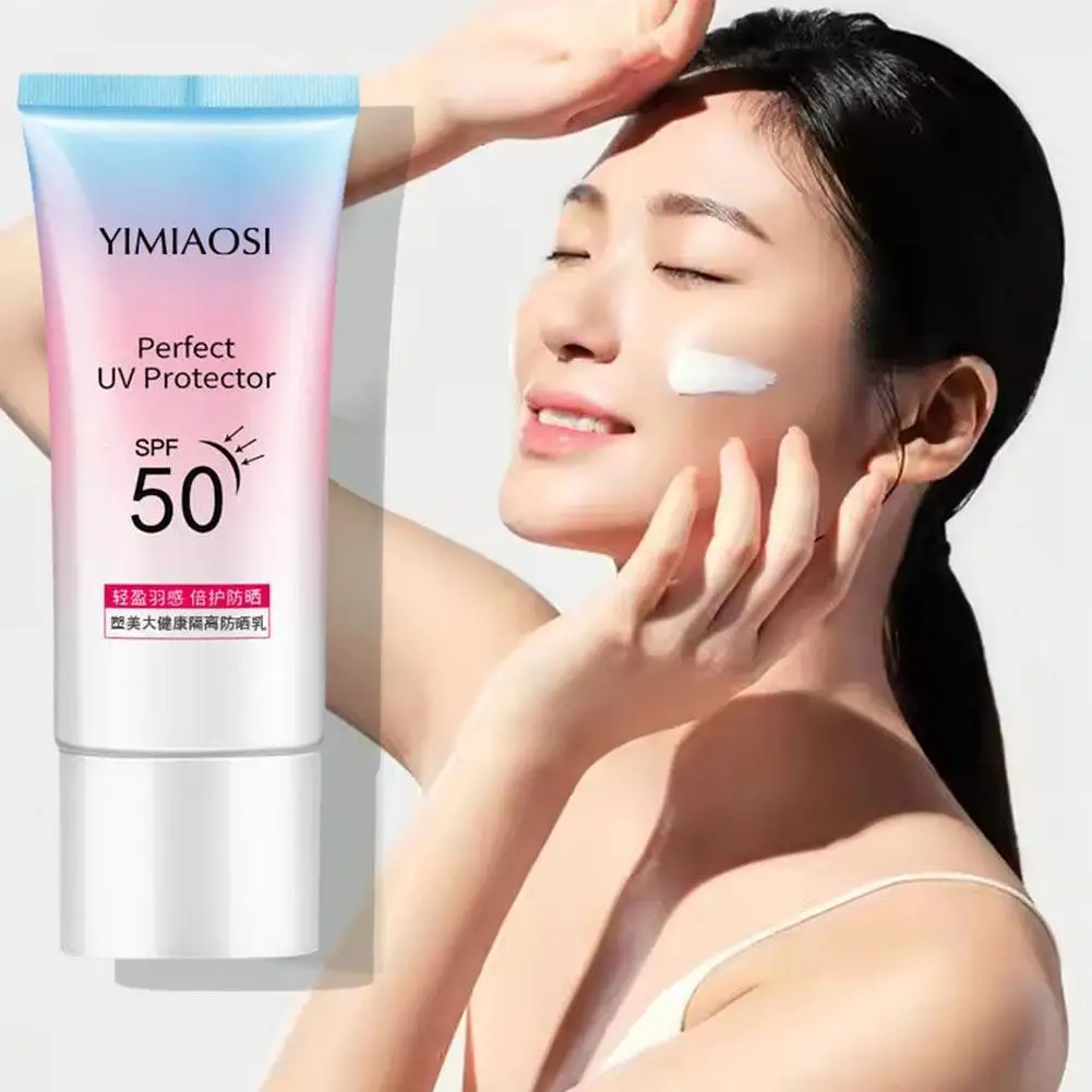 Sunscreen Cream For Face Body SPF50+ Anti-Sweat Refreshing Solar Lotion UV Block Outdoor Daily Skin Care facial sunscreen sunscreen cream