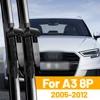 Wiper Front Wiper Blades For Audi A3 8P 2005 - 2012 Windshield Windscreen Window Rain Brushes 24"+19" Accessories 1