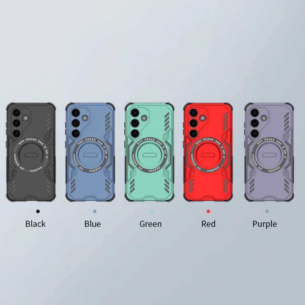 Durable Magnetic Shockproof Armor Phone Case - Enhanced Protective Cover