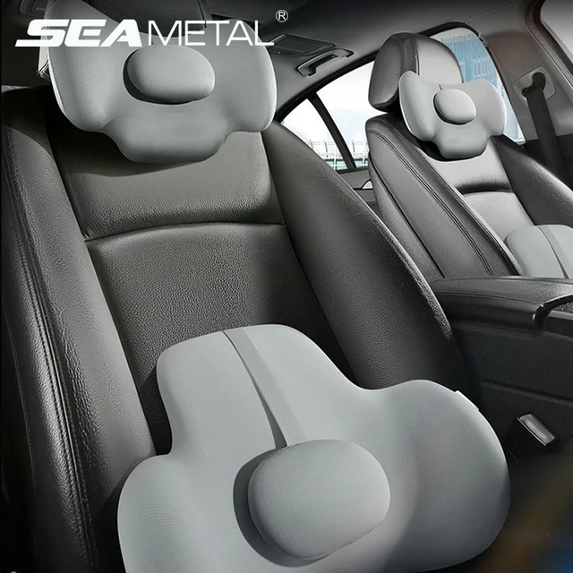 Memory Foam Car Lumbar Support Set  Car Seat Memory Foam Cushion - High  Quality Car - Aliexpress