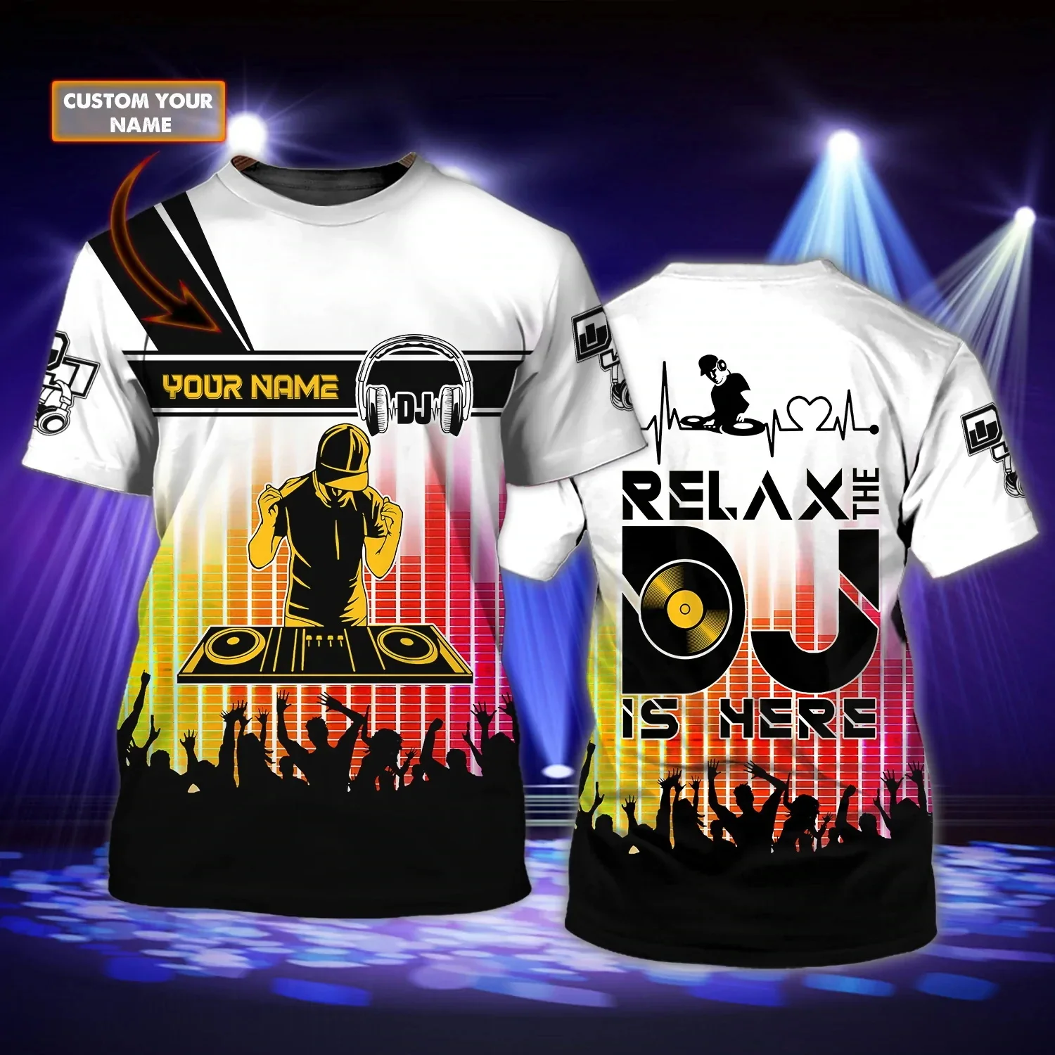 PLstar Cosmos Neueste Sommer männer Musik T-shirt DJ Live disco Personalisierte Name 3D Gedruckt t-shirt Unisex Hip Hop Tops DW146 – Detail 26