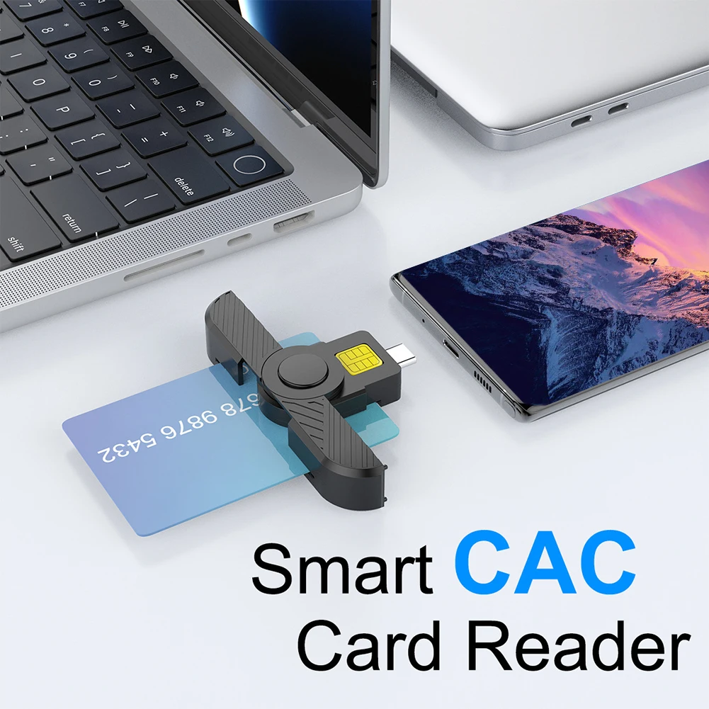 Leitor de Cartão Inteligente tipo c Cloner Sim Declaração de Imposto Bancário Cartão ic para Banco ic id Emv sd tf Mmc