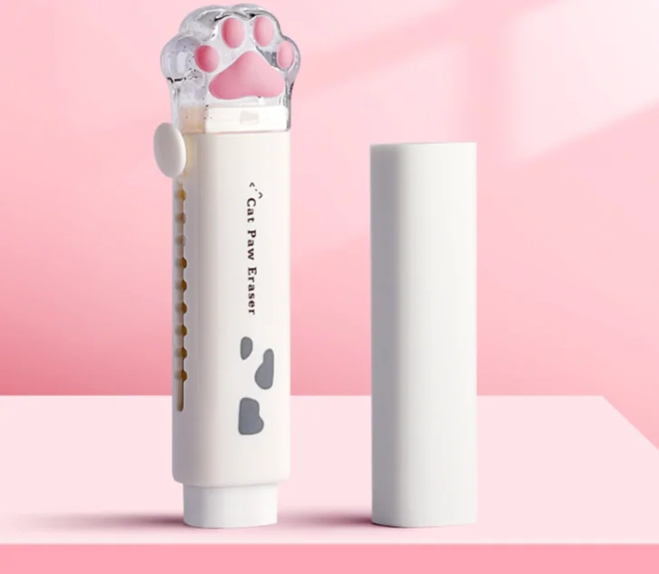 Eraser with retractable push-pull design view 6