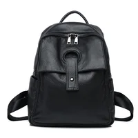 2024 Leisure Travel Backpack Women's Genuine Leather Cowhide Fashion Large Capacity Backpack 2