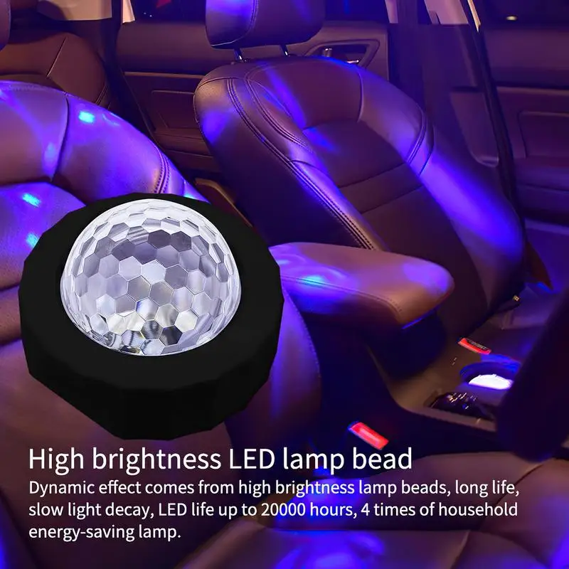 Mini USB Car Light Night Light Mini USB Light Car Interior Atmosphere Lights Romantic Car Interior Atmosphere Lights Universal