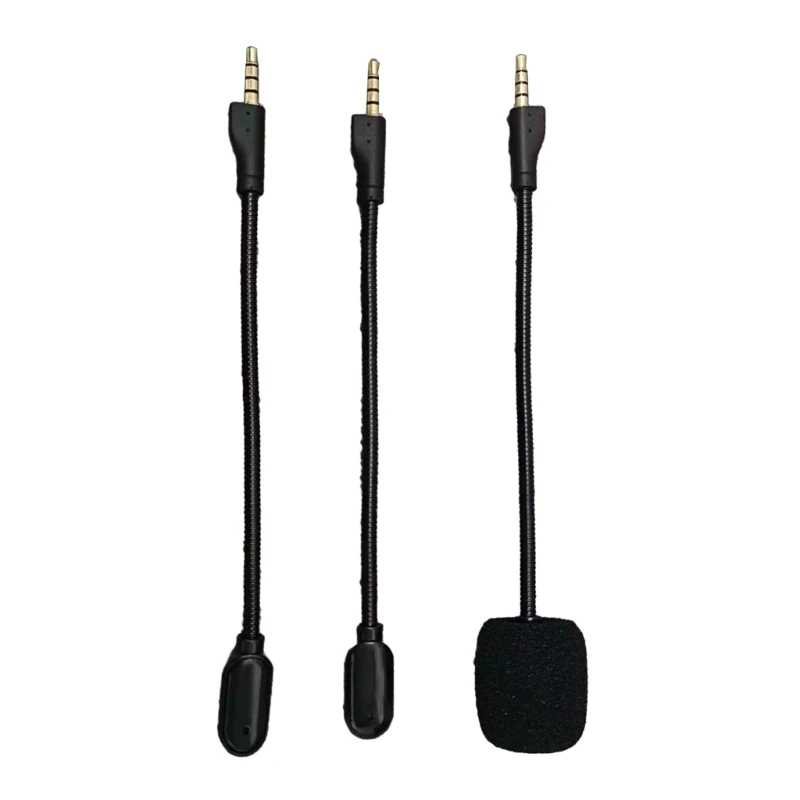 Arctis 1 헤드셋 마이크 플러그 및 사용 방풍 폼 붐 마이크 소음 제거용 분리형 3.5mm 붐 마이크