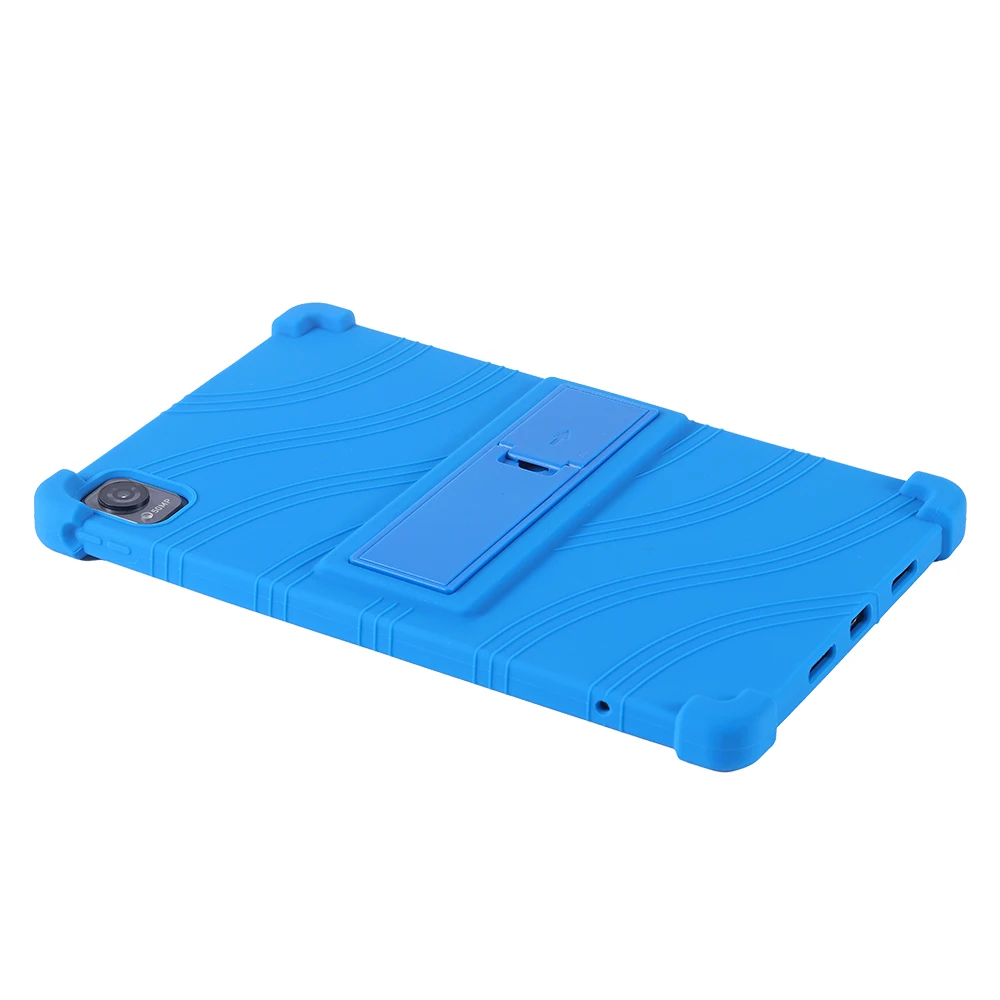 Soft Silicone Shockproof Protective Tablet Case with Adjustable Stand - Kids Safe Cover