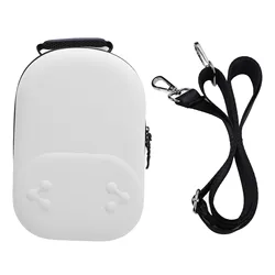 Deluxe Waterproof Travel Cable and Electronics Organizer Case (WHITE)