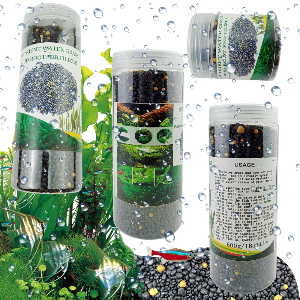 Aquarium Plant Grass Nutrient Soil Fertilizer Water Plant Mud Planted Substrate Sand Fertility For Fish Tank