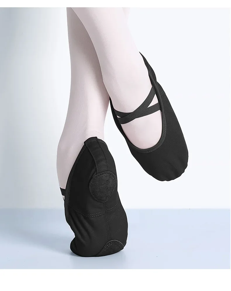 Boutique Tuch Kappe Ballett Schuhe Mädchen Klassische Moderne Tanz Schuhe Erwachsene Junge Gymnastik Sport Schuhe Leinwand Weiche Sohle Hausschuhe – Detail 6