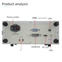 East Tester LCR Benchtop Digital Bridge 100kHz-1MHZ Desktop LCR Tester Meter Capacitance Resistance Impedance Inductance Measure 2