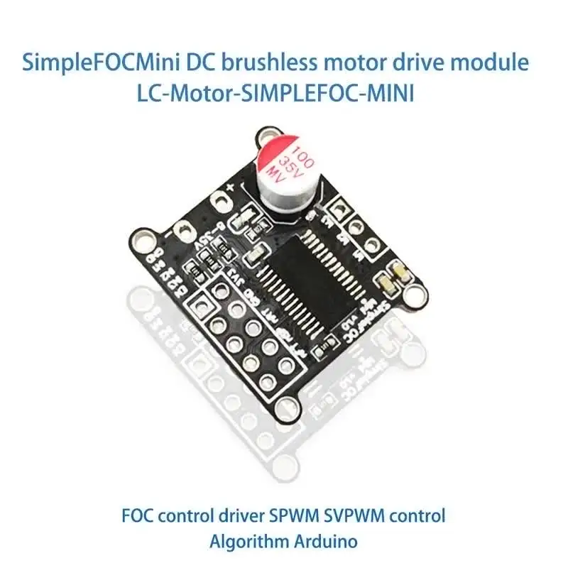 IHaospace DRV8313 Mini FOC DC Brushless Motor Driver Board Driver FOC Control SVPWM Module De Contrôle DC 8-30 V