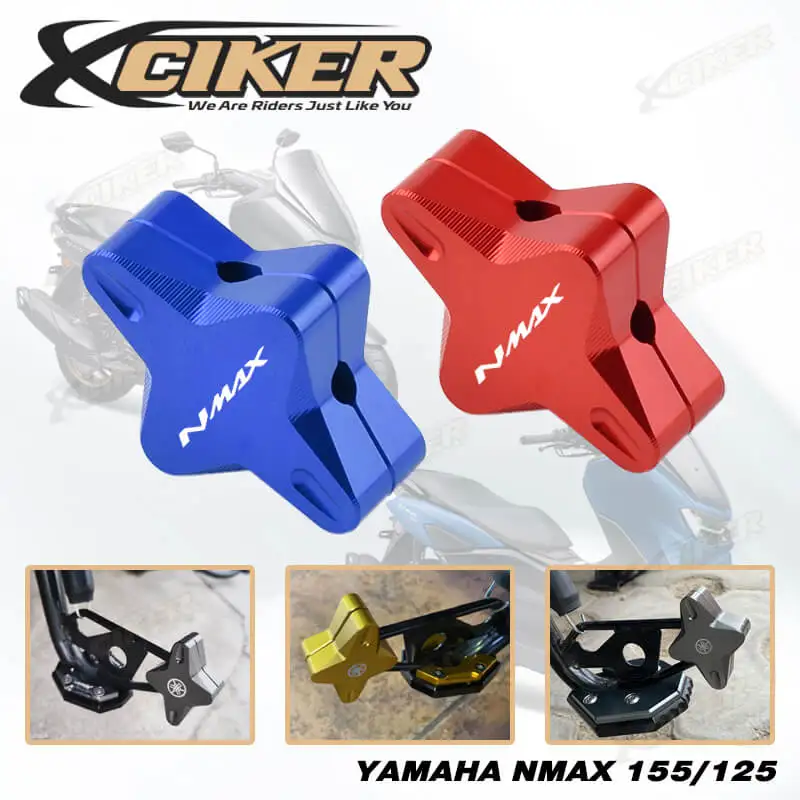 Yamaha Nmax 155 Nmax 125 Supporto Per Cavalletto Cnc Supporto Per Cavalletto Laterale Singolo Supporto Per Cavalletto Copertura Per Ingranditore V2