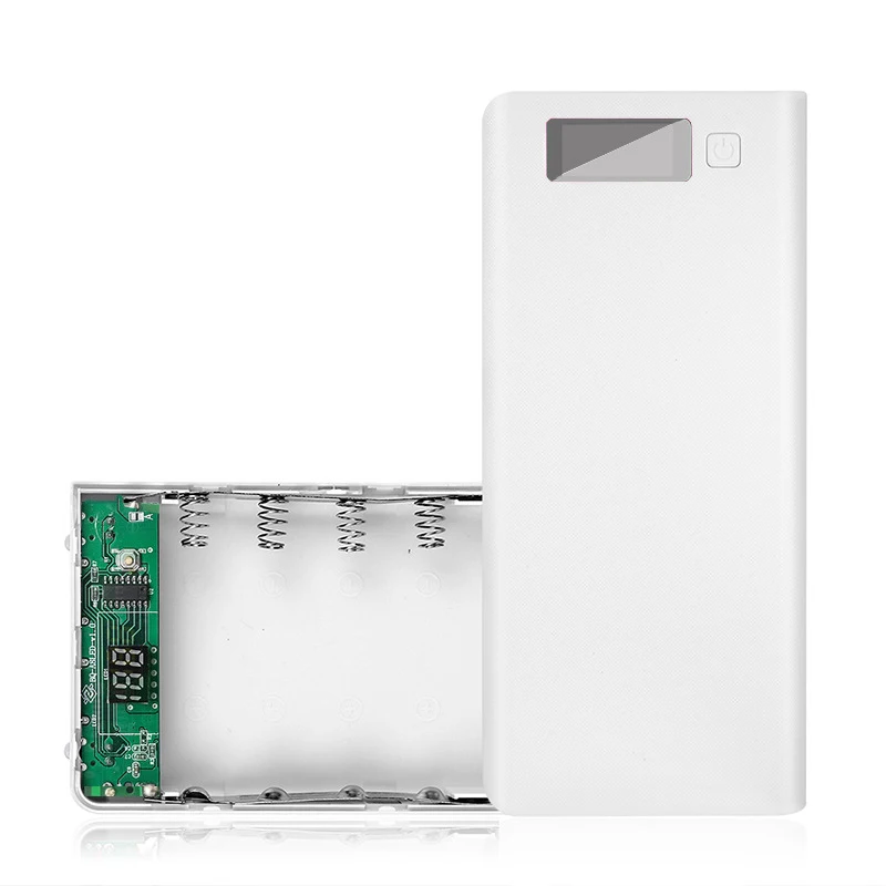 Battery case 8*18650 battery holder dual USB power bank battery box mobile phone charger DIY shell case for Xiaomi