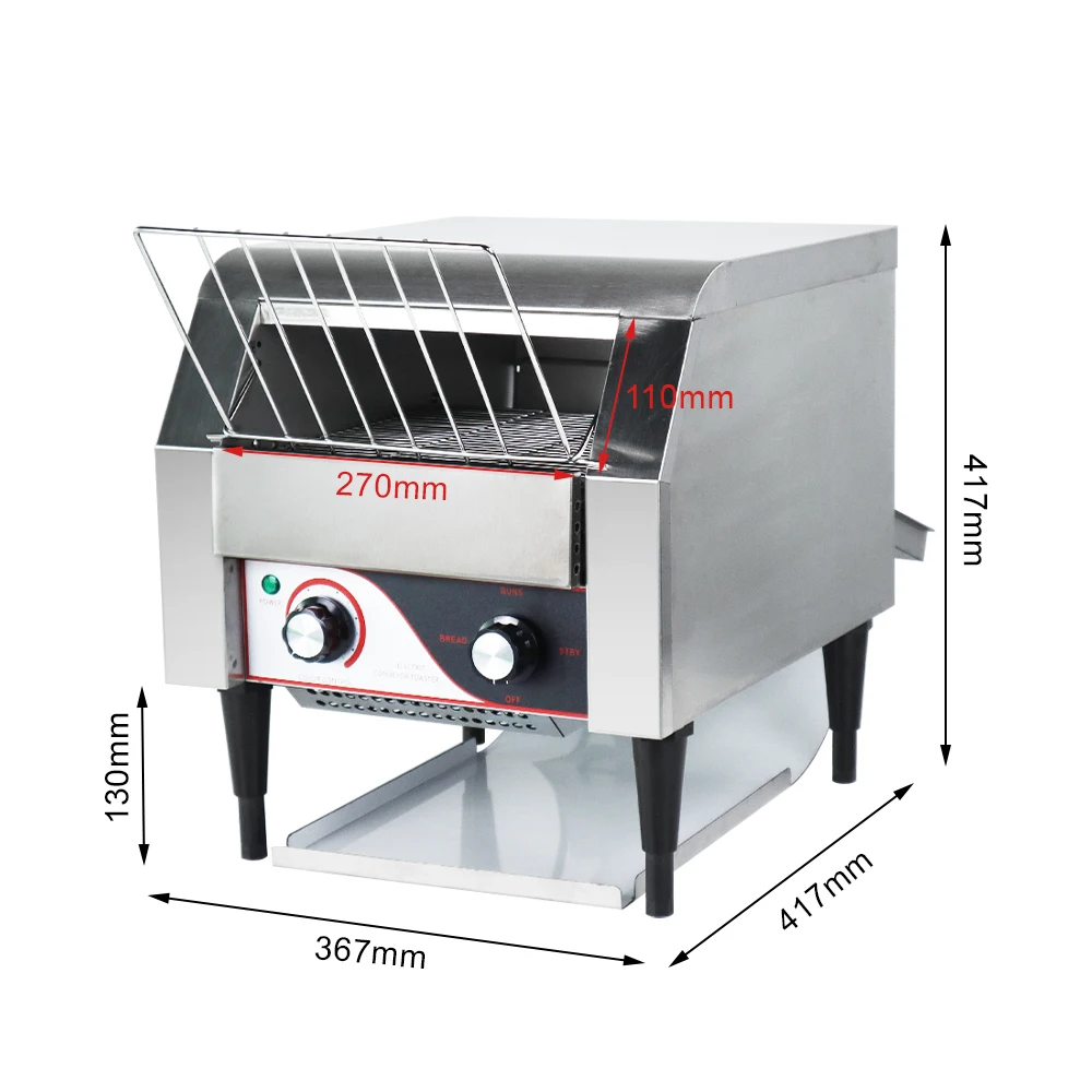 Industrial Toaster Machine Electric Bread Toaster Commercial Sandwich Maker