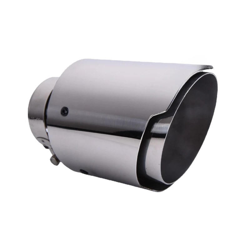 

Carmon Car Universal Stainless Steel Exhaust Tip Silver Color Tail Pipe Tip Muffler for BMW BENZ Audi VW Golf Parts