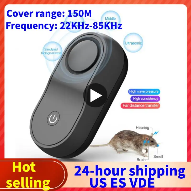Strong Electronic Mouse Repeller Mouse Spider Anti Rat Mosquito Ultrasonic Pest Reject Repellenti Per Roditori Controllo Degli Insetti