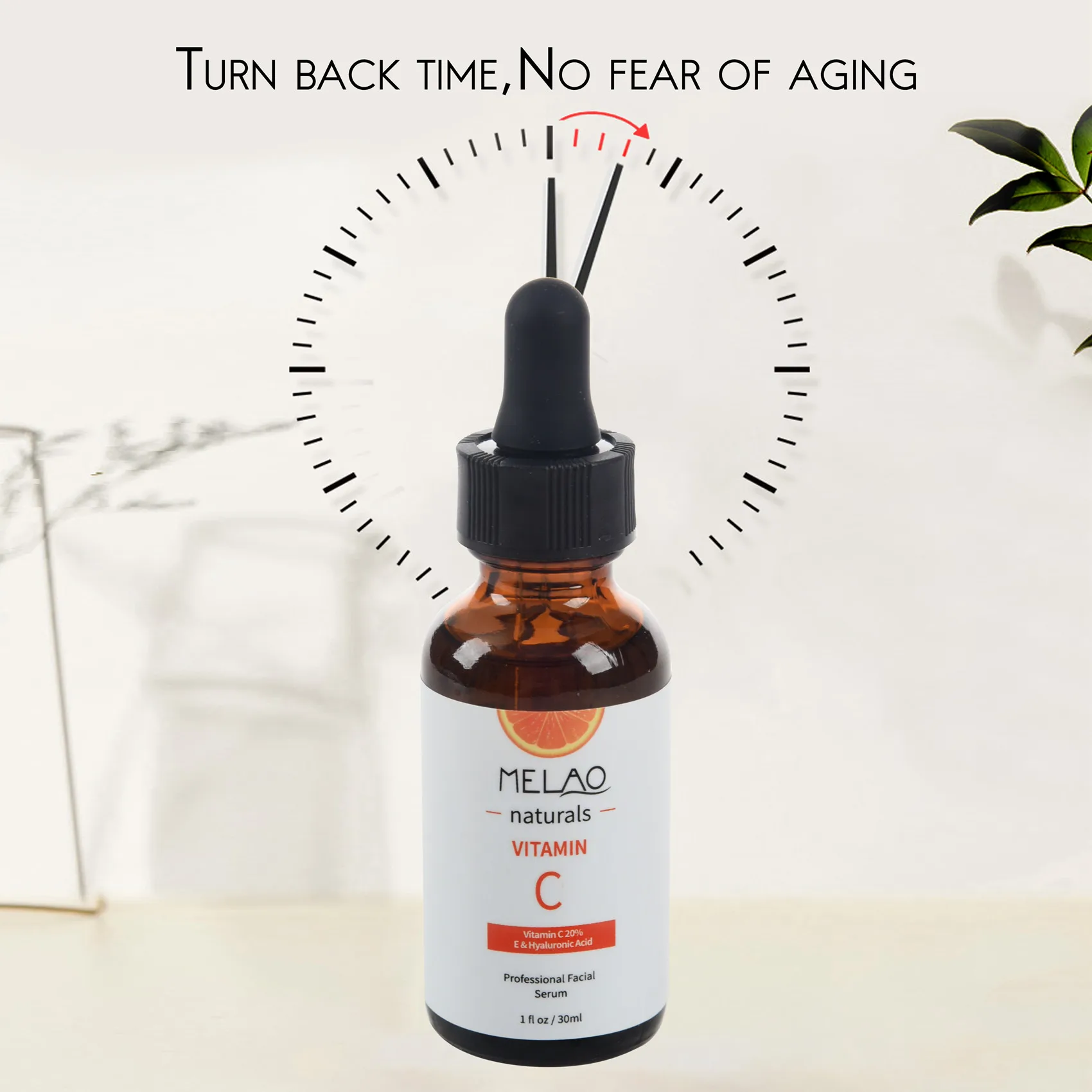 MELAO Natural Vitamin C Serum for Face Organic Anti-Aging Topical Facial Serum, 20% Vitamin C + E 30ML 2