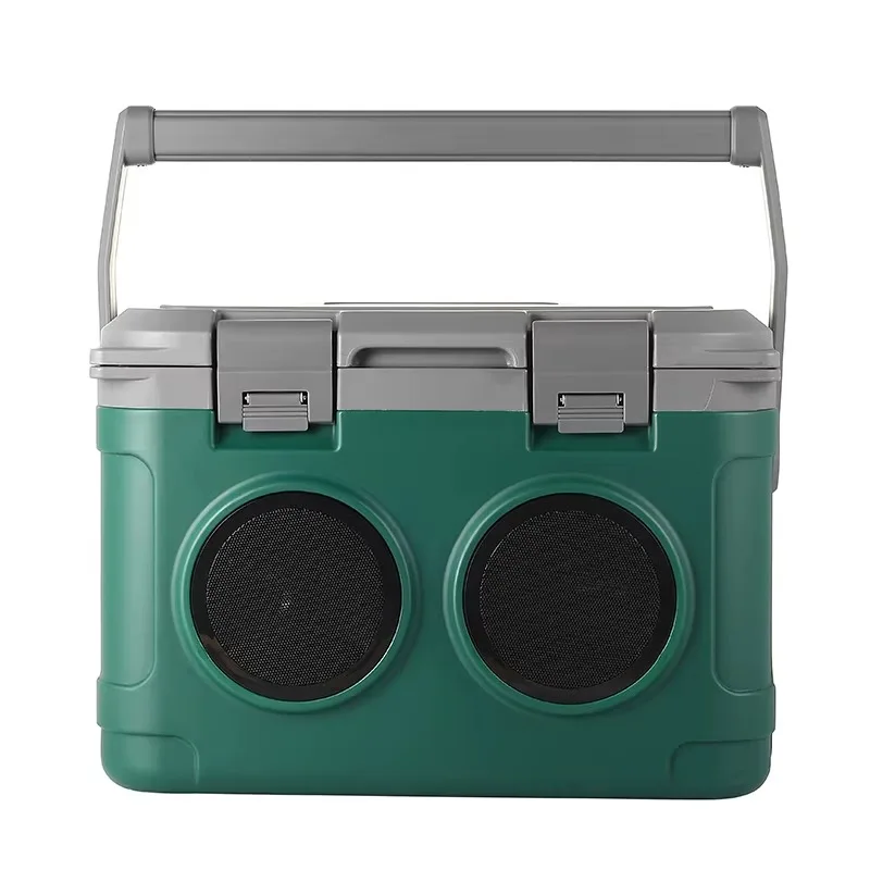 21L Portable Cooler Bag Bluetooth Speaker Pattern Insulated Beachside Tunes Refreshments Box Wine Camp Fishing Cans