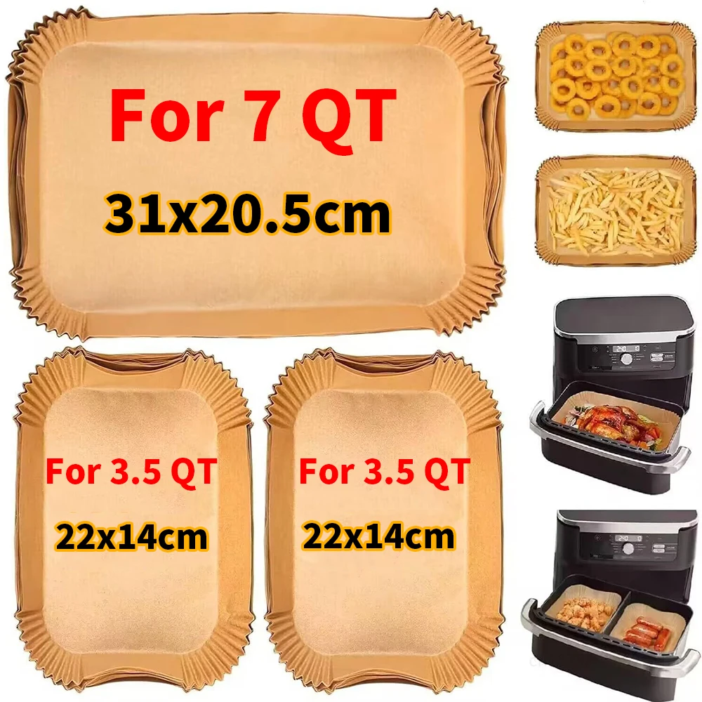 Rectangle Disposable Air Fryer Paper Liner 1