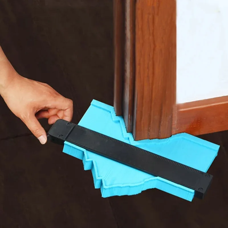 Convenient Contour Gauge Line Copying Ruler Cutting Template for Construction, Woodworking Measuring Ceramic Tiling Tools