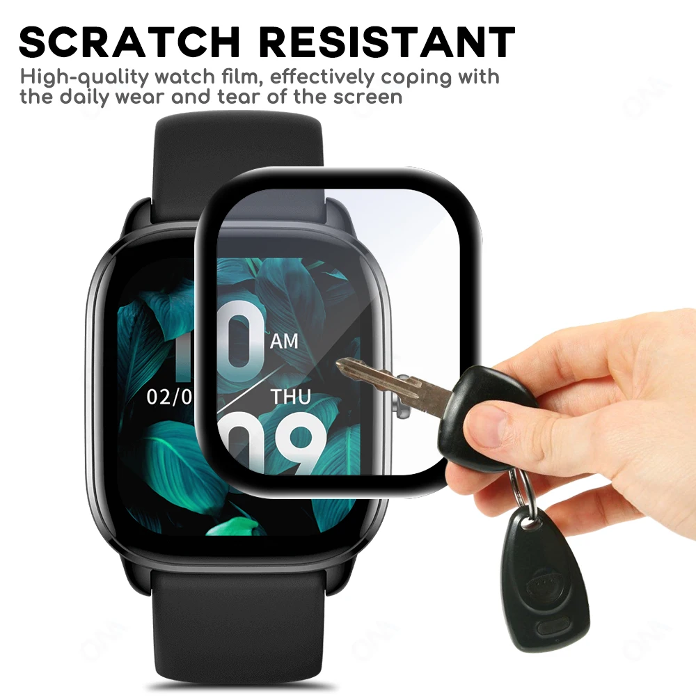 3-pack Hydraulic Film for Amazfit GTS 4 2 Mini Full-screen Watch Protector  Film