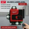 Milwaukee 16 lines Laser Level Green Light Horizontal Vertical Cross Laser Level Construction Tool  Rechargeable Battery Tools 1