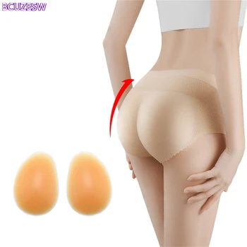 1Pair Self-adhesive Silicone Buttock Hip Dip Pads Fake Ass Push Up Cover Women Panties Removable Thigh Enhancer Inserts Butt Pad 1
