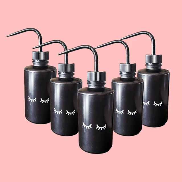 Bottiglia Con Ugello Curvo Per Acqua - 250ml Per Tatuaggi, Labbra, Piante (Rosa) - Foto 9