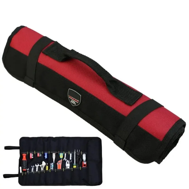 Hardware Tools Roll Plier Screwdriver Spanner Carry Case Pouch tool Bag box 22 Pockets 3 colors 4