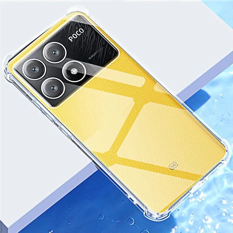 Luxury Shockproof Clear Phone Case - Premium TPU Silicone Back Cover