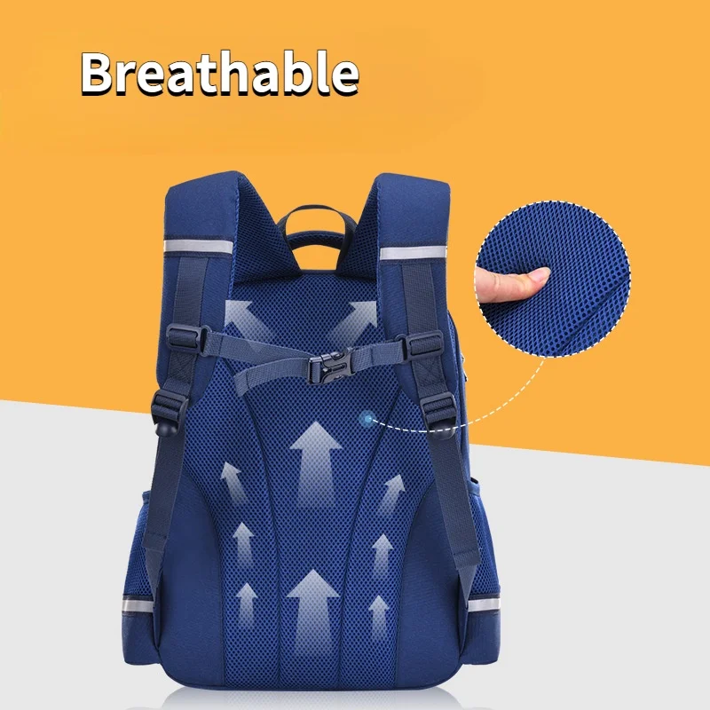 Grade 1-6 Children Cartoon Rabbit Backpacks New Cute Animal Girls Boys Students Large Capacity School Bags Fashion Breathable