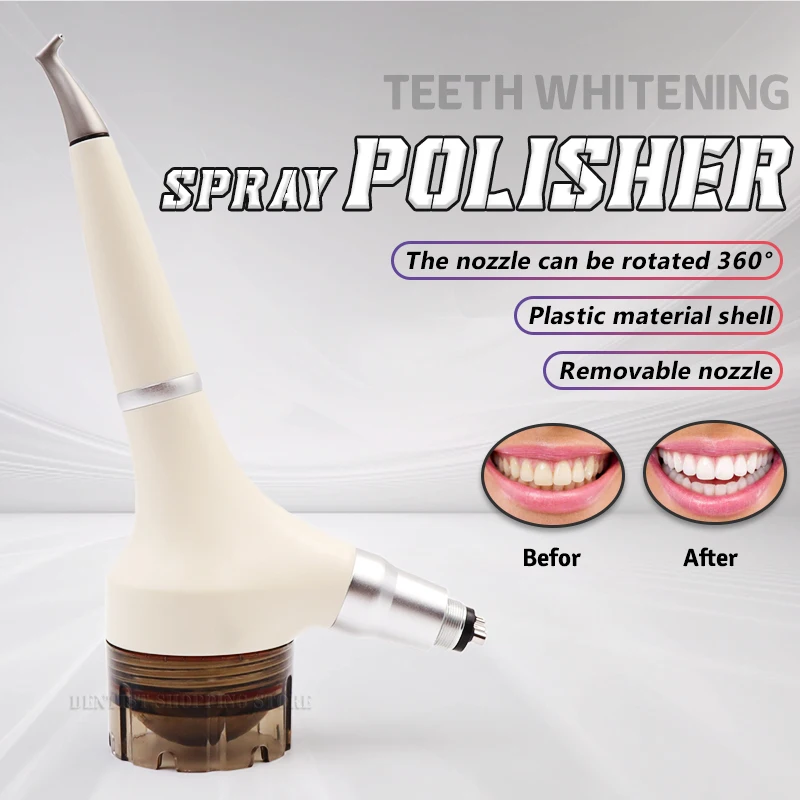 

NEW Dental Air Flow Polisher Abrasion Micro Sandblasting Sandblaster Teeth Polishing Air Prophy Dentist Whitening Plastic Shell