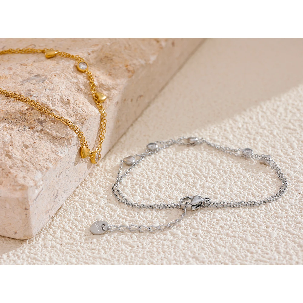 Yhpup Delicate Chain Jewelry Bracelet Waterproof