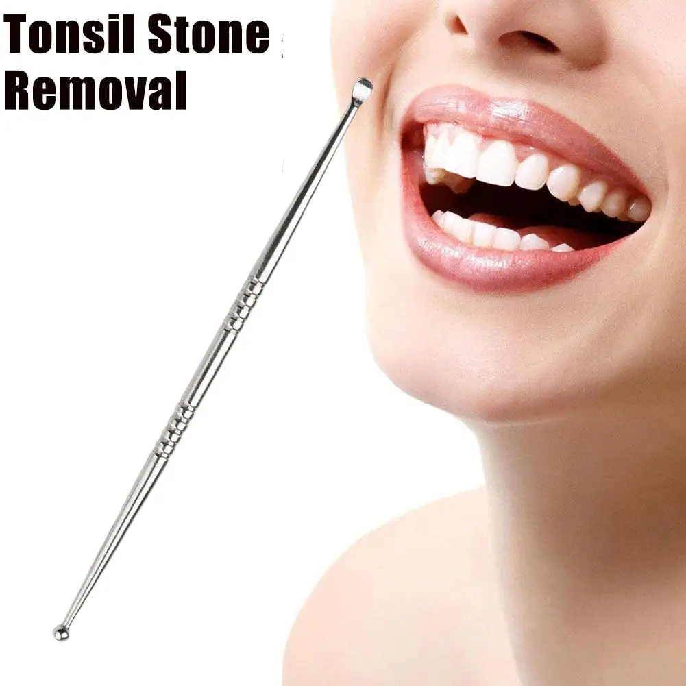 1Pcs Ear Wax Tonsil Stone Remover Tool  Stainless Steel Remover Mouth Cleaning Care Tools Tonsil Stone Remover 2