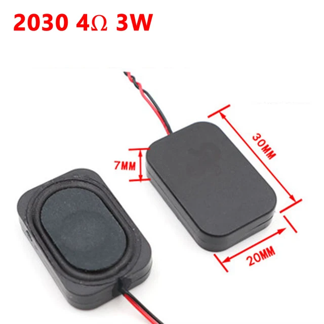 Electronics Speakers 2pcs Magnetic Speaker 2W Ohm Round Shape